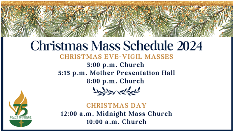 Christmas Mass Schedule