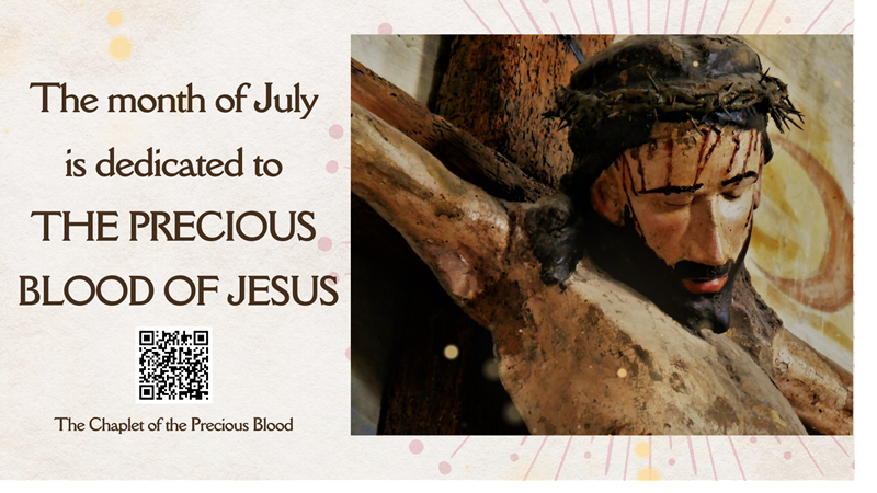 The month of the Precious Blood of Jesus