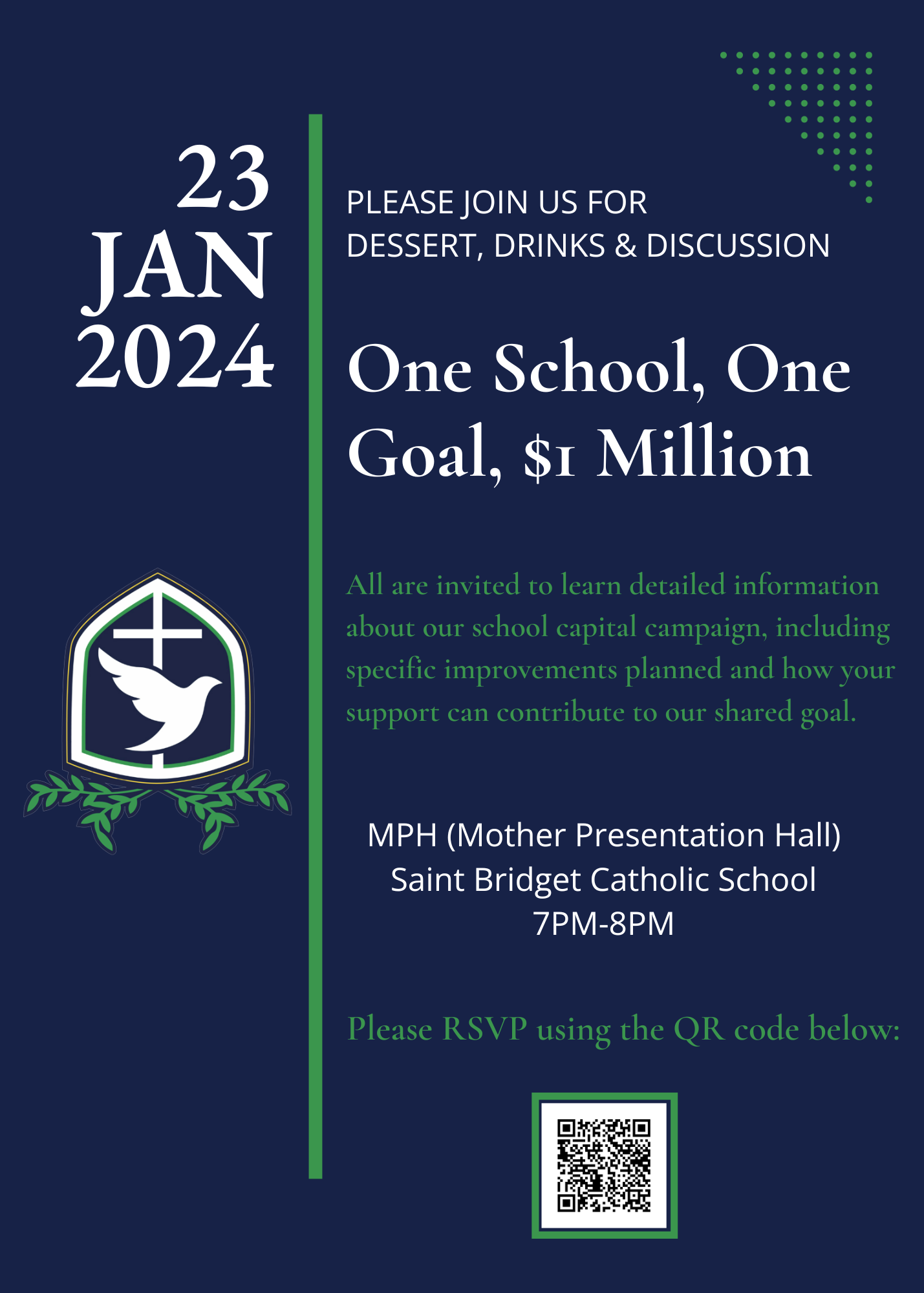 Saint Bridget School Capital Campaign Discussion Event - You are ...