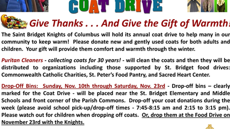 November Coat Drive