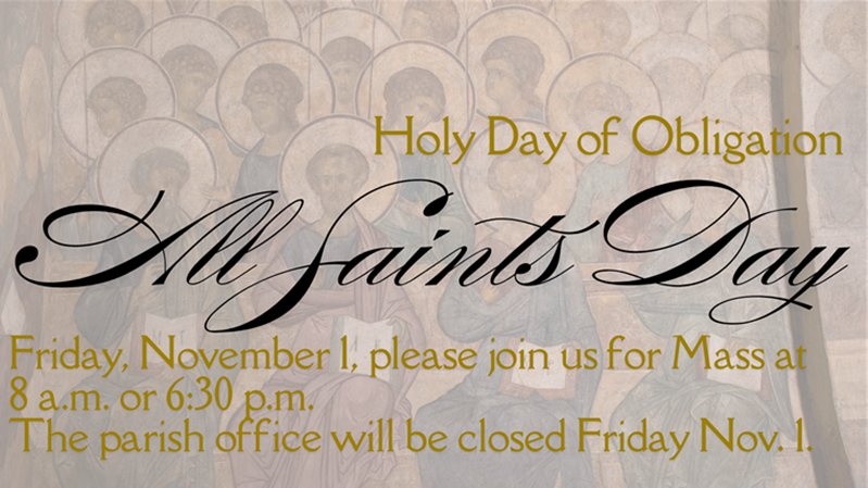 All Saints Day Masses