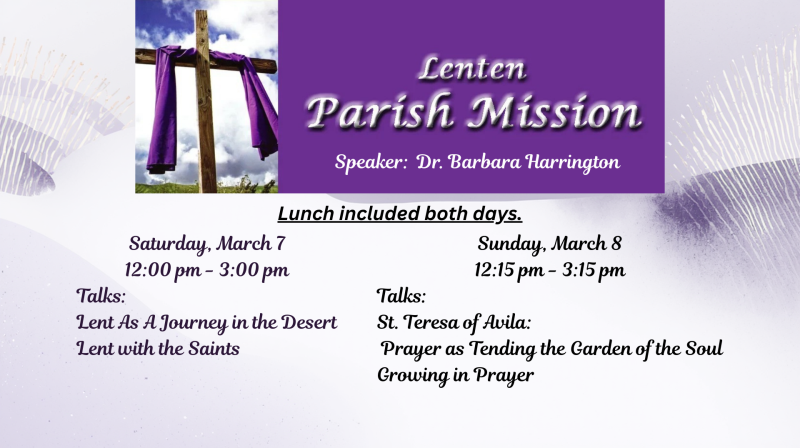 2026 Lenten Mission