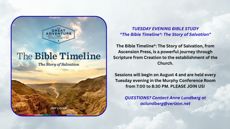 Tuesday Evening Bible Study