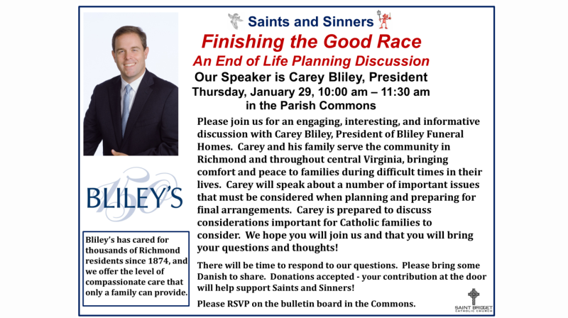 January 2026 Saints & Sinners