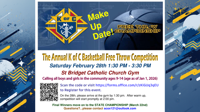 Knights Free Throw Makeup Date