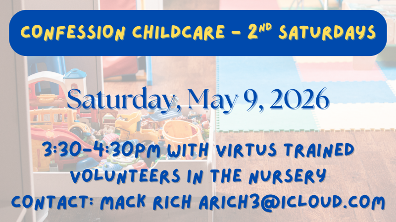 May 2026 Confession Child Care