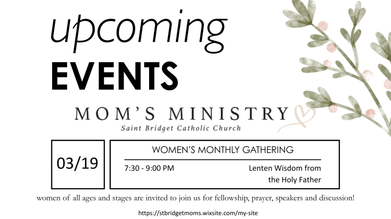 March Mom's Ministry