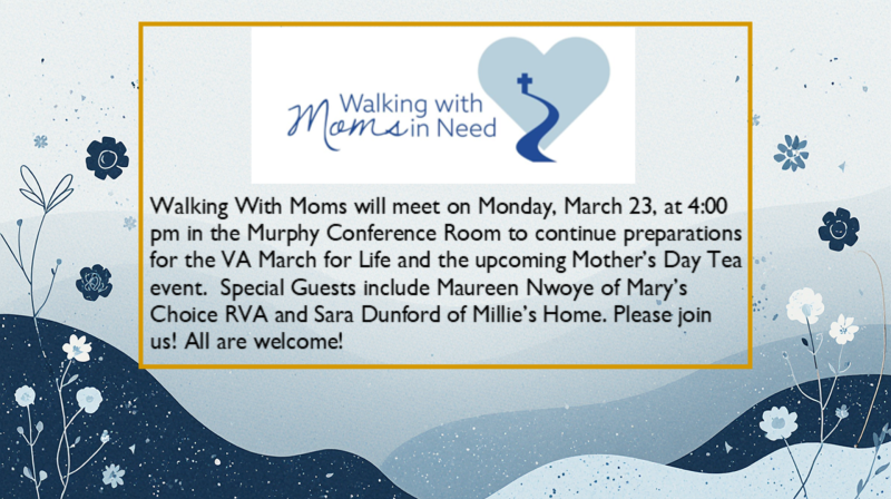 March 2026 Walking With Moms