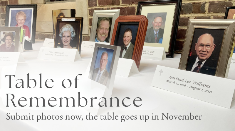 2026 Table of Remembrance