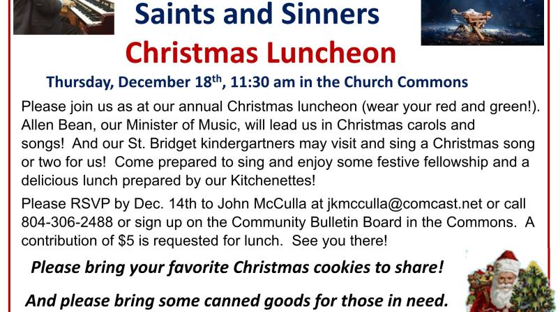 Saints and Sinners 12/18